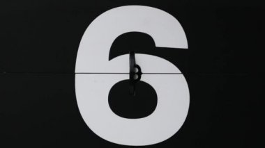 Saati kapat. Tarih 6 'dan 7' ye, saat kavramını değiştir.