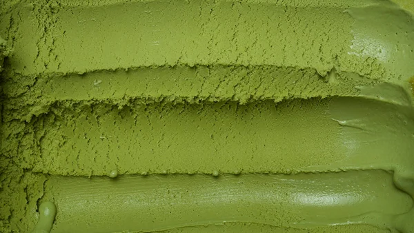Поверхня Зеленого Чаю Ароматизоване Морозиво Харчова Концепція Бланк Дизайну — стокове фото