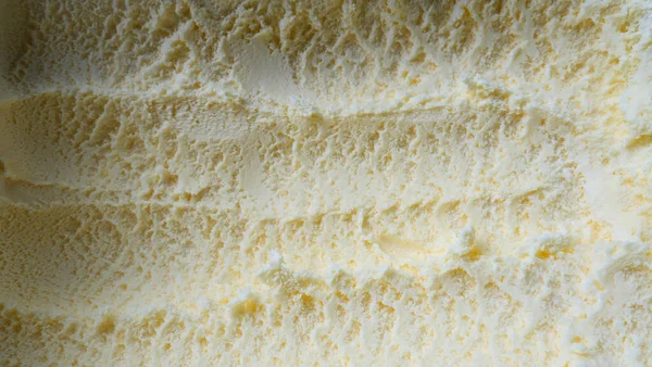アイスクリームの味バニラ クローズアップ Food Concept — ストック写真