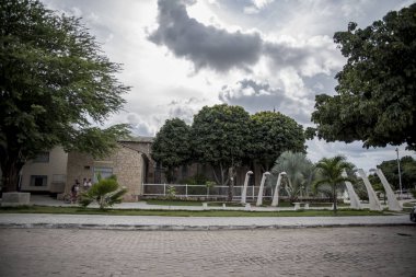 27 Nisan 2018: Şehir merkezi manzarası, Capim Grosso, Bahia, Brezilya