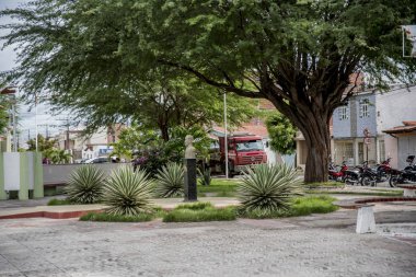 27 Nisan 2018: Şehir merkezi manzarası, Capim Grosso, Bahia, Brezilya 