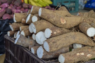Panayırdaki kıç kesme sahnesine yakın çekim