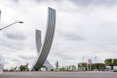 27 Nisan 2018: Şehrin girişi, Capim Grosso, Bahia, Brezilya