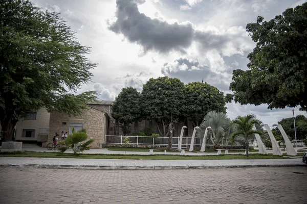 27 Nisan 2018: Şehir merkezi manzarası, Capim Grosso, Bahia, Brezilya