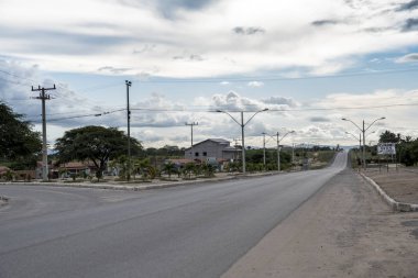 27 Nisan 2018: Şehrin girişi manzaralı, Junco de Jacobina, Bahia, Brezilya 