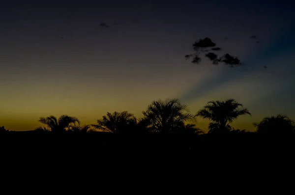Vacker Utsikt Över Solnedgången Vackert Landskap — Stockfoto