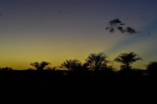 Vacker Utsikt Över Solnedgången Vackert Landskap — Stockfoto