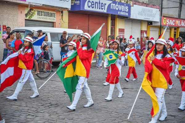 Vedere Pitorească Grupului Oameni Din Carnaval — Fotografie, imagine de stoc