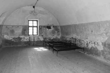 Çek Cumhuriyeti 'ndeki Eski Terezin Kalesi. 