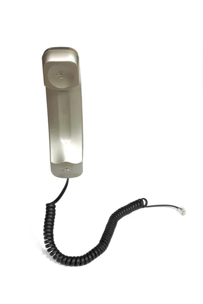 Receptor Telefon Izolat Fundal Alb — Fotografie, imagine de stoc