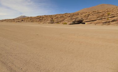 Siloli Çölü, binlerce yıllık katı lav, Potosi, Bolivya
