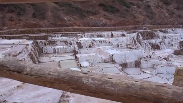 Miniere Sale Maras Cusco Perù — Video Stock