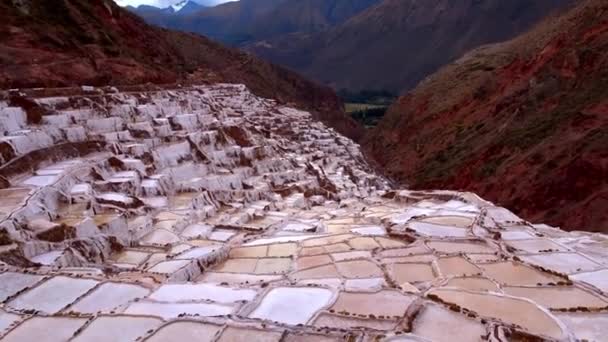 Maras Sóbányák Cusco Peruban — Stock videók