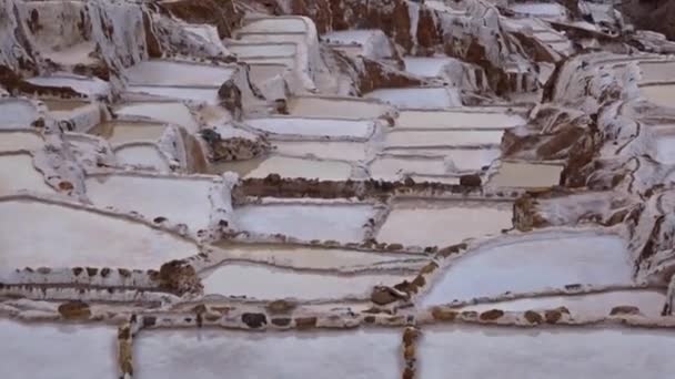 Maras Salt Mines Cusco Peru — Stock Video