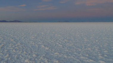 Salar de Uyuni 'de gün batımı, Bolivya Potosi