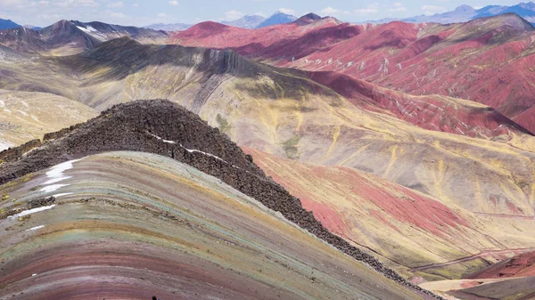 Farbberg Vinicunca Peru Cusco — Stockfoto