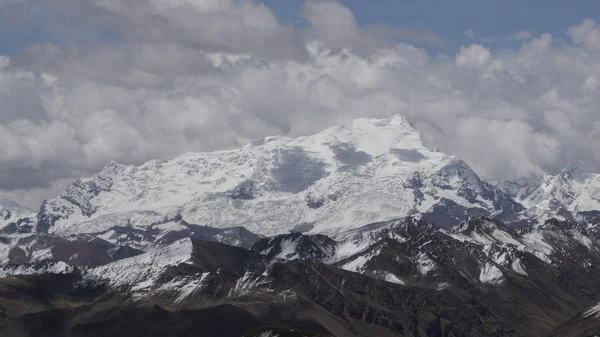 Alpamayo Snowy Mountain Located Cusco Peru — Stock Photo, Image