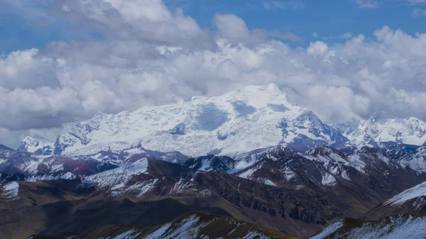 Alpamayo Snowy Mountain Located Cusco Peru — Stock Photo, Image