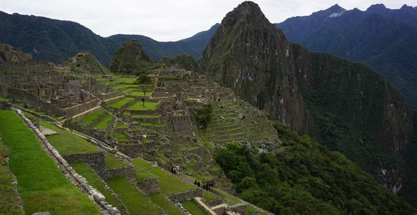 Vista Machu Picchu Desde Ciudadela Cusco Perú — Foto de Stock