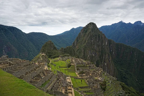 Vista Machu Picchu Desde Ciudadela Cusco Perú — Foto de Stock