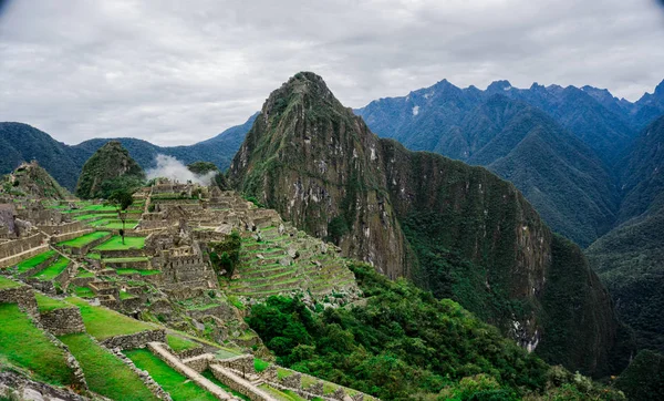 Utsikt Över Machu Picchu Från Citadellet Cusco Peru — Stockfoto