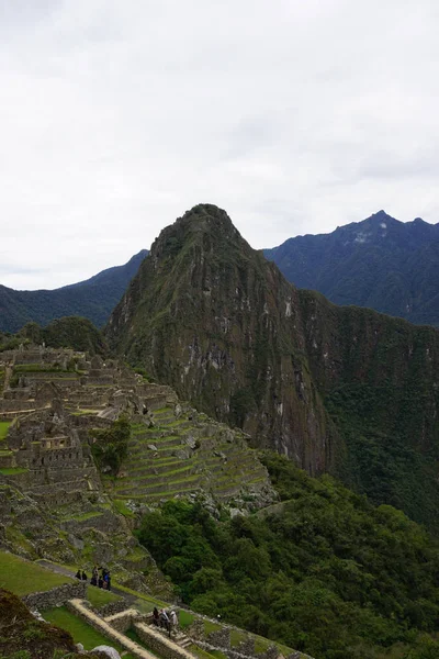 Vue Machu Picchu Depuis Citadelle Cusco Pérou — Photo