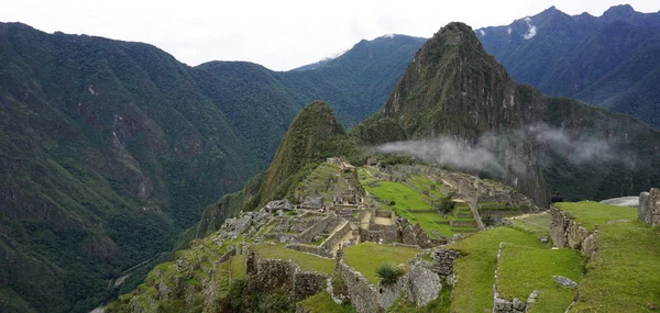 Uitzicht Machu Picchu Vanaf Citadel Cusco Peru — Stockfoto