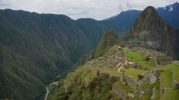 Vista Machu Picchu Desde Ciudadela Cusco Perú —  Fotos de Stock