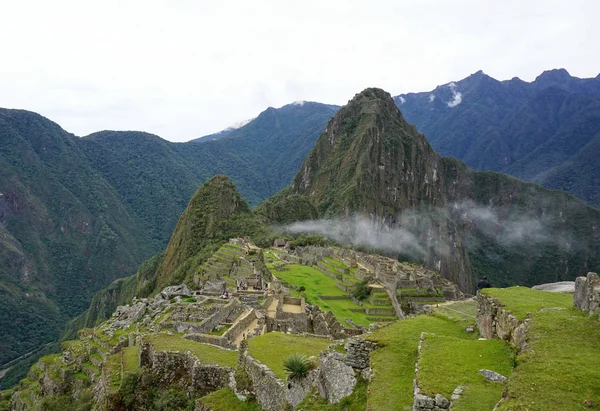 Vue Machu Picchu Depuis Citadelle Cusco Pérou — Photo