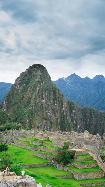 Inka Architektur Der Stadt Machu Picchu Peru — Stockfoto