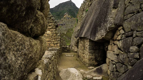 Inkaska Architektura Miasta Machu Picchu Peru — Zdjęcie stockowe