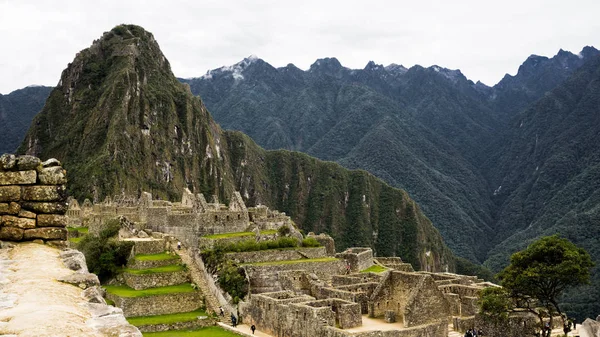 Vista Machu Picchu Desde Ciudadela Cusco Perú — Foto de Stock