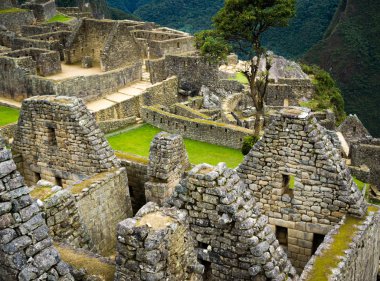 Machu Picchu, Peru 'daki Kraliyet Sarayı ve İnkaların Acllahuasi' si