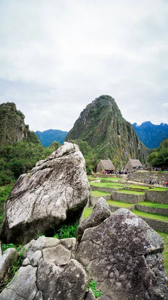 Wayna Picchu Huayna Picchu Machu Picchu Daki Nkaların Kutsal Dağı — Stok fotoğraf