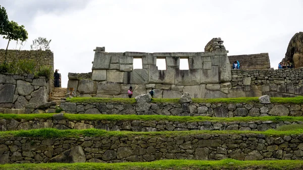 3个窗口 Machu Pichu秘鲁 — 图库照片