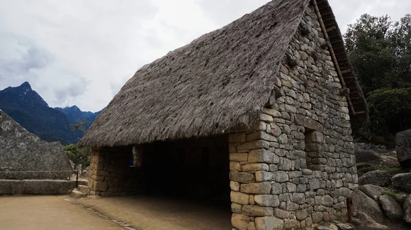 在Machu Picchu市的印加人住房 — 图库照片