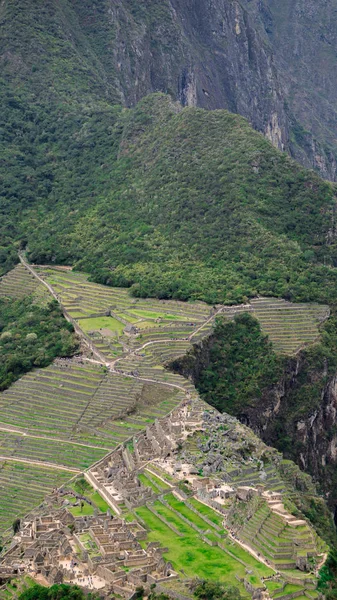 Arquitetura Inca Vale Sagrado Machu Pichu Cusco Peru — Fotografia de Stock