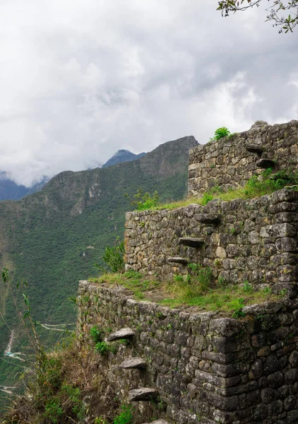 Arquitetura Inca Vale Sagrado Machu Pichu Cusco Peru — Fotografia de Stock