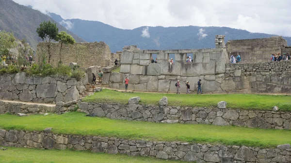 Architettura Delle Strade Machu Picchu Cusco Perù — Foto Stock