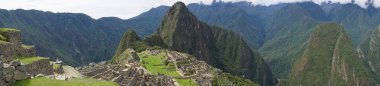 Machu Picchu 'nun Büyük Panoramisi, Cusco Peru