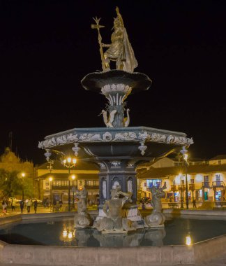 Cusco Peru Şehri Panoramisi