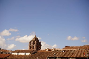 Cusco Peru Şehri Panoramisi