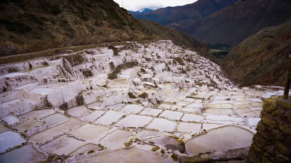 Salineras Maras Perú Cusco — Foto de Stock