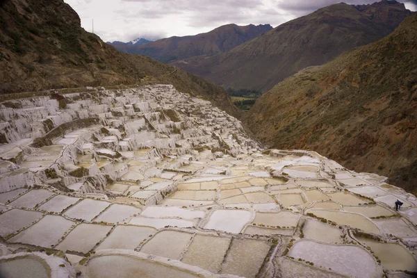 Salineras Maras Peru Urubamba Cusco Peru — Foto de Stock