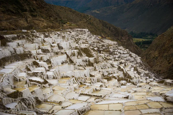 Salineras Maras Peru Urubamba Cusco Peru — Foto de Stock