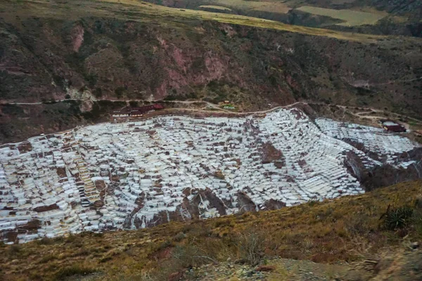 Salineras Maras Peru Urubamba Cusco Peru — Foto de Stock