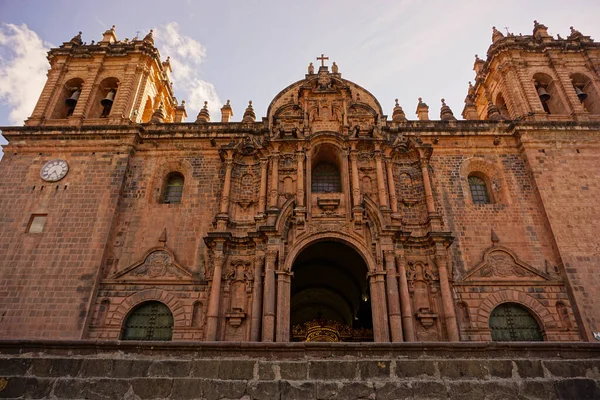 Cattedrale Cusco Situata Sulla Piazza Principale Cusco Perù — Foto Stock