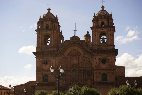 Kathedraal Van Cusco Gelegen Het Centrale Plein Van Cusco Peru — Stockfoto
