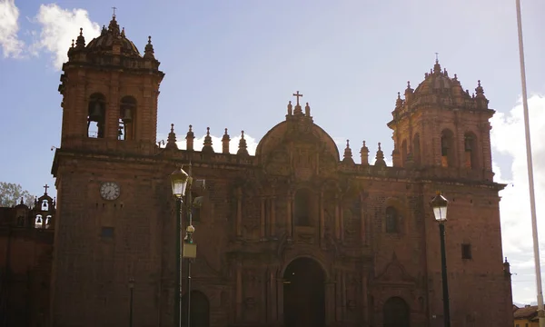 Cattedrale Cusco Situata Sulla Piazza Principale Cusco Perù — Foto Stock