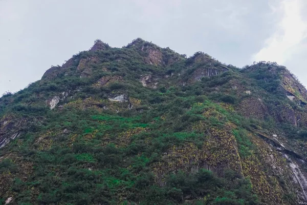 Aguas Calientes Kasabası Machu Picchu Kasaba Beyaz Köprüsü — Stok fotoğraf